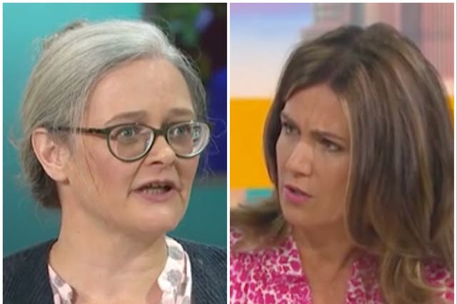 <p>‘GMB’ guest Tracey Mallaghan locks horns with Susanna Reid</p>