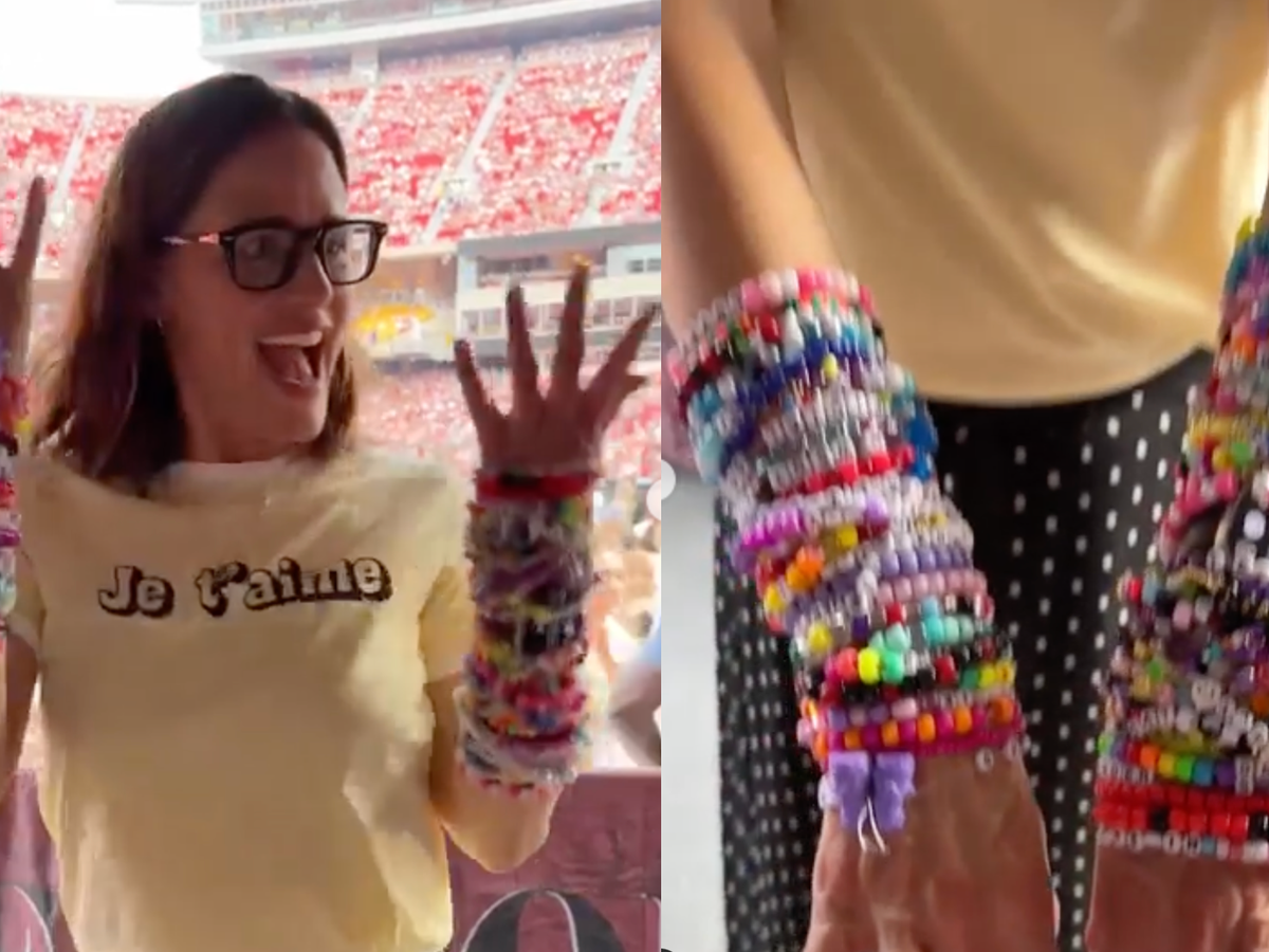 Jennifer Garner shows off massive collection of friendship bracelets from Taylor  Swift's concert
