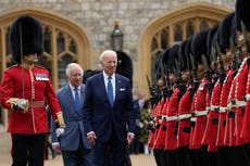 Joe Biden meets King Charles at Windsor Castle as part of flying UK visit