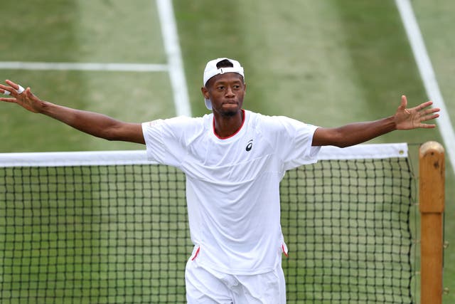 Chris Eubanks is through to his first grand slam quarter-final after downing fifth seed Stefanos Tsitsipas (Steven Paston/PA)