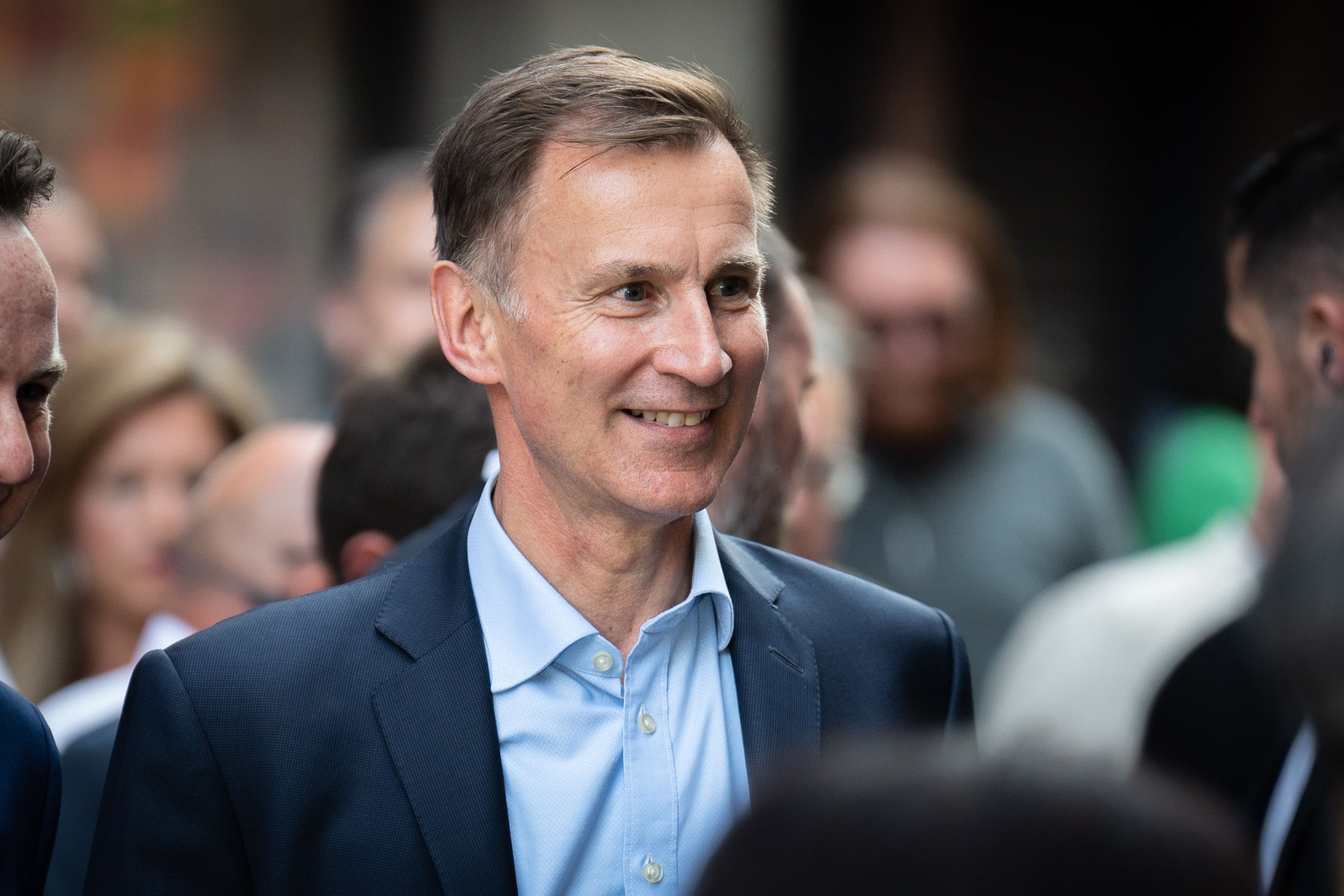 Chancellor of the Exchequer Jeremy Hunt plans to boost pensions with City reforms (James Manning/PA)