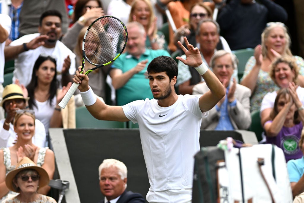 Wimbledon 2023 LIVE: Carlos Alcaraz battles Matteo Berrettini after Novak Djokovic survives test