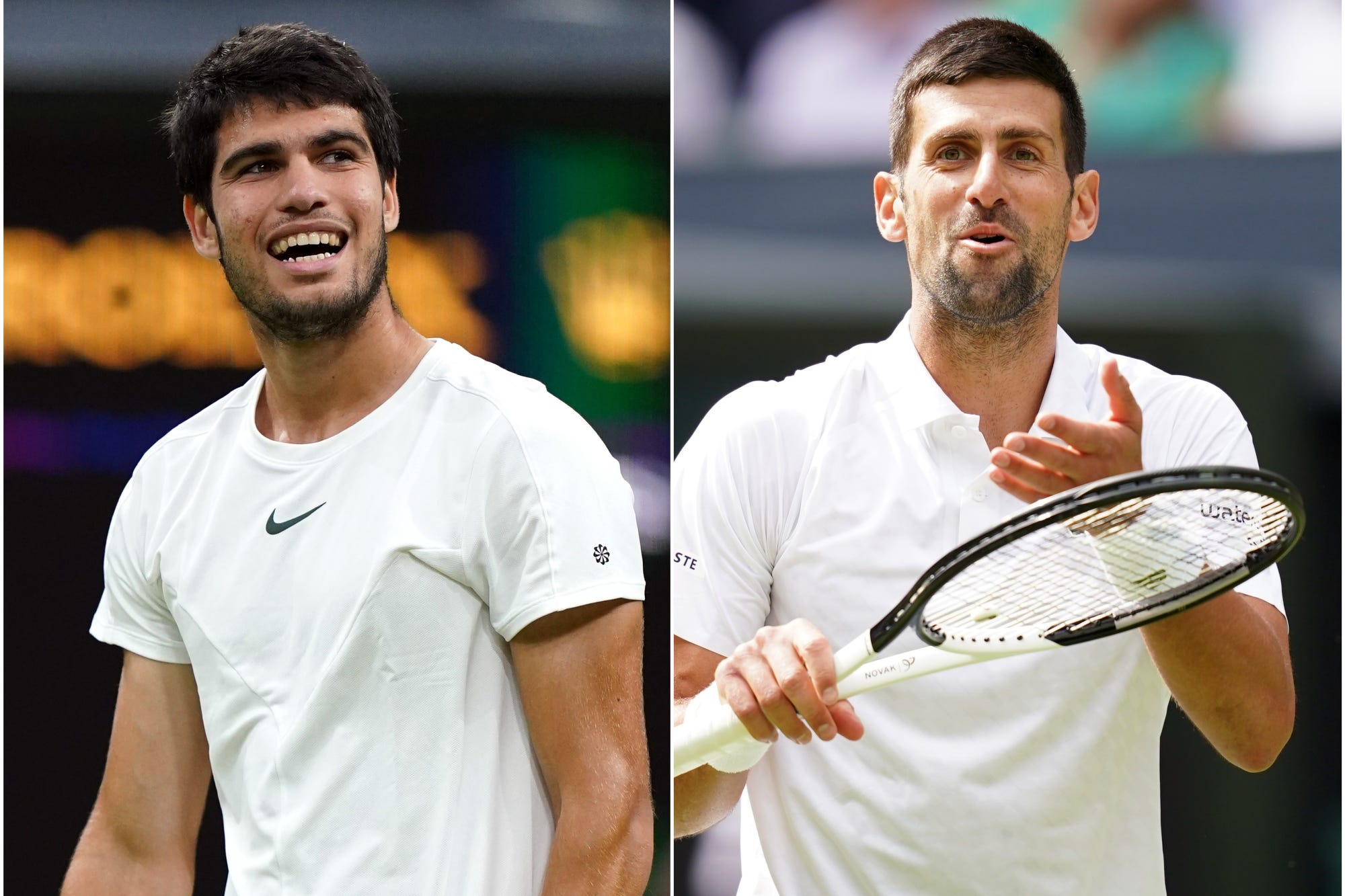 Wimbledon day eight Carlos Alcaraz and Novak Djokovic inch towards final clash The Independent