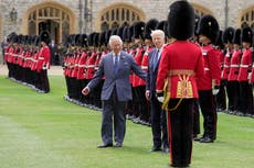 Biden news – live: Palace denies breach of royal protocol between King Charles and Biden during awkward moment