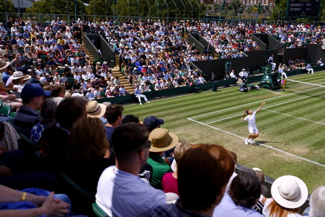 Fans and players will be getting ready for the Wimbledon quarter-finals (Steven Paston/PA)