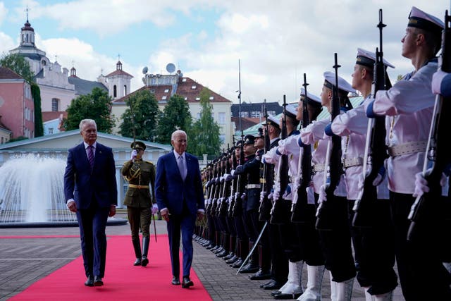 Lithuania NATO Summit Biden
