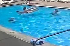 ‘Heroic’ children save drowning seven-year-old as unaware adult swims past