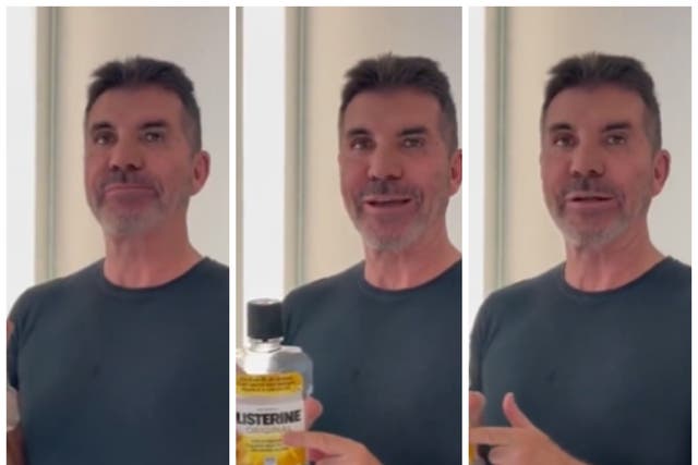 <p>Simon Cowell is apparently upset after running out of ‘original’ Listerine</p>