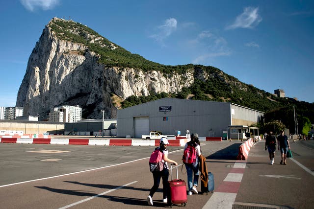<p>For the hard-right Vox party, Gibraltar is hugely symbolic. The party once unfurled a huge Spanish flag from the Rock as an act of defiance</p>
