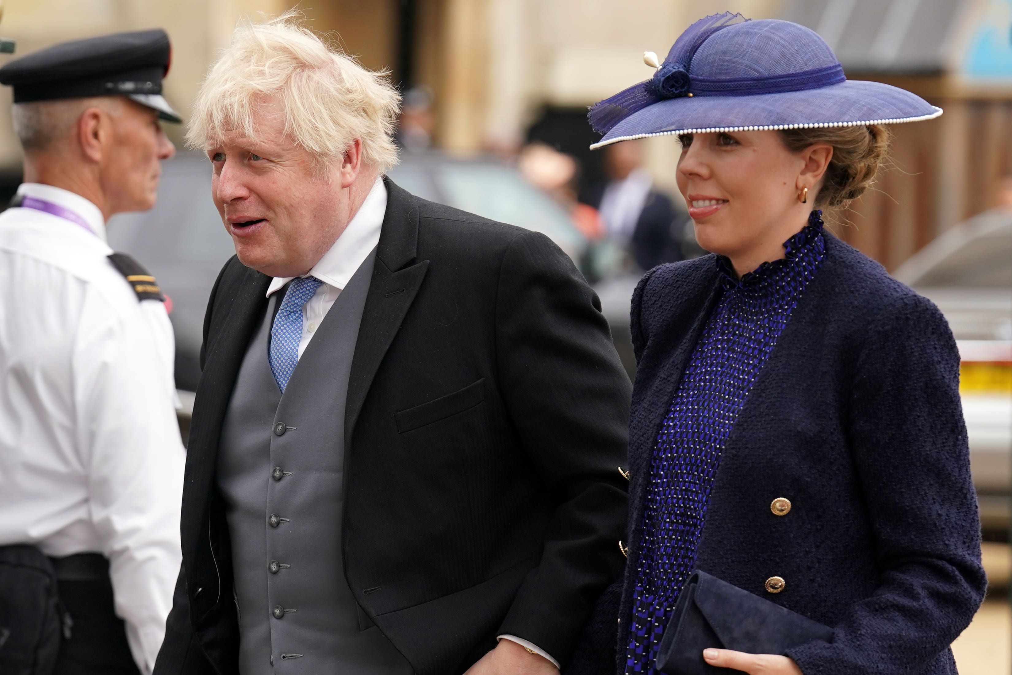 Former prime minister Boris Johnson and his wife Carrie Johnson now have three children (PA)