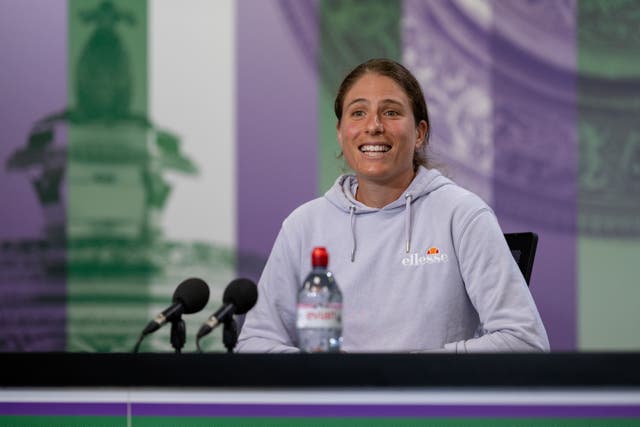 Johanna Konta is back at Wimbledon to play in the invitational doubles (Florian Eisele/AELTC)