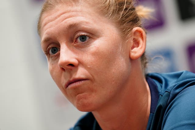 England captain Heather Knight wants her side to keep ‘disrupting’ Women’s Ashes favourites Australia (David Davies/PA)