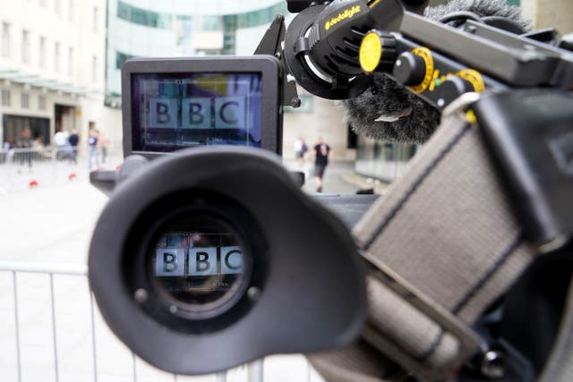 A view of BBC Broadcasting House in central London. (Stefan Rousseau/PA)