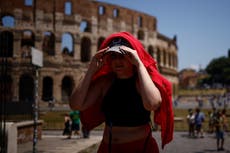 European heatwave Cerberus brings searing temperatures as Italy could hit 48C