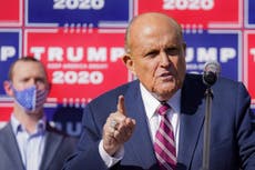 Giuliani blames ‘deep state’ after Washington DC panel recommends he be disbarred over false 2020 claims