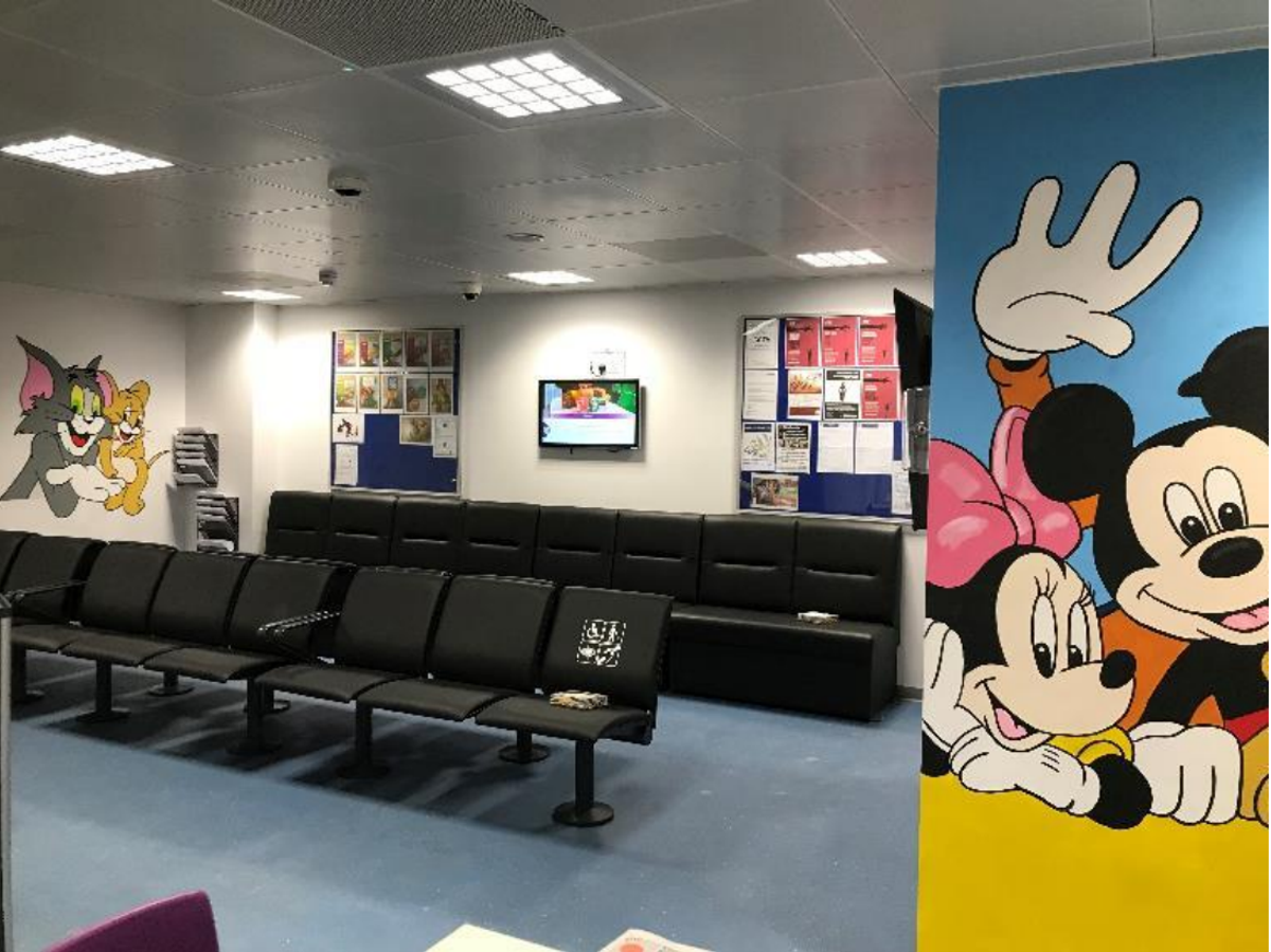 Robert Jenrick claims cartoons mural removed from asylum centre were &lsquo;not age-appropriate&rsquo;