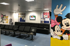 Robert Jenrick claims cartoons mural removed from asylum centre were ‘not age-appropriate’