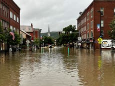 Devastating floods batter Vermont as water levels continue to rise