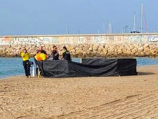 Headless ‘baby’ body found washed up on Spanish beach