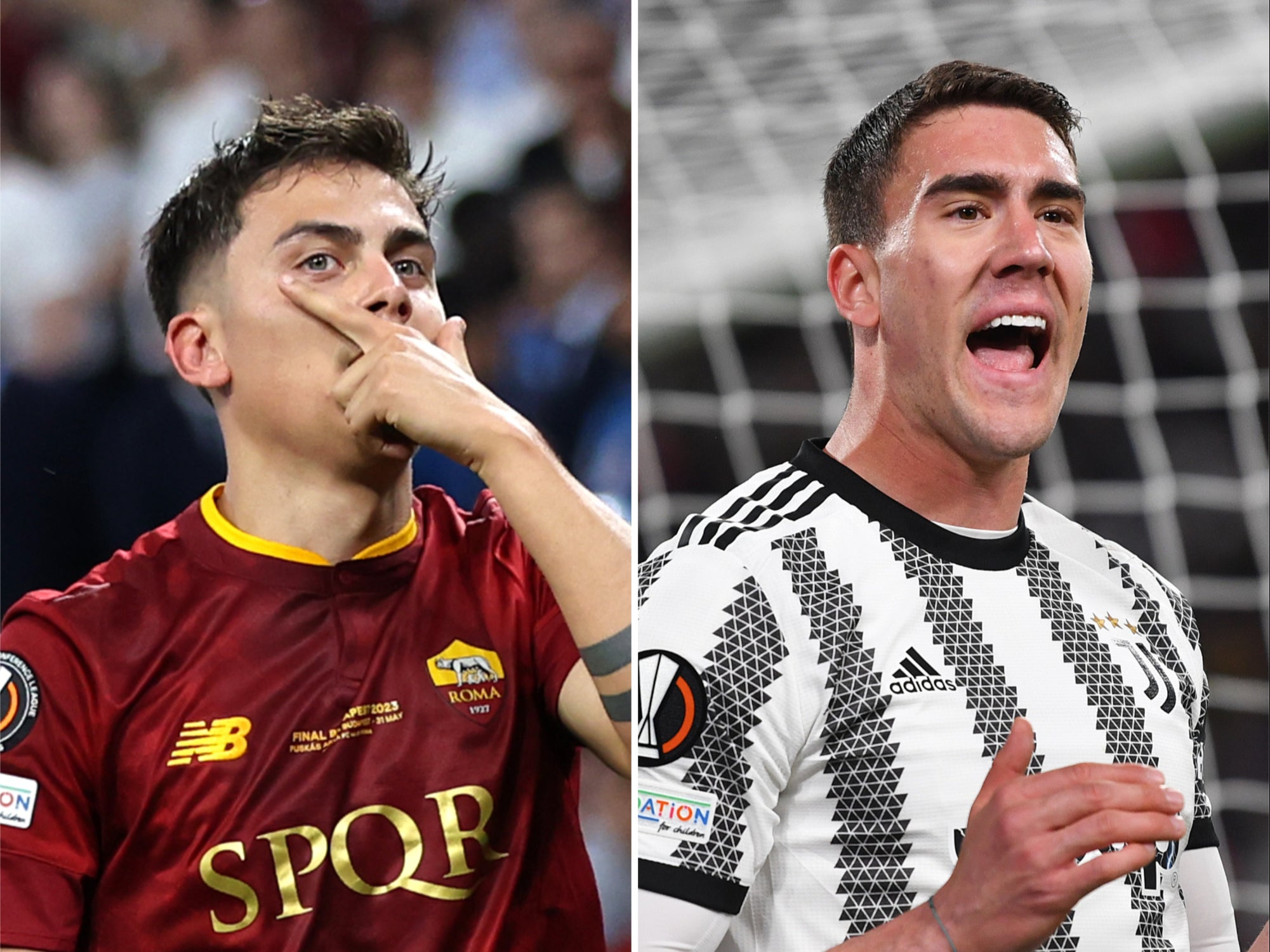 Paulo Dybala and Dusan Vlahovic are on Chelsea’s target list
