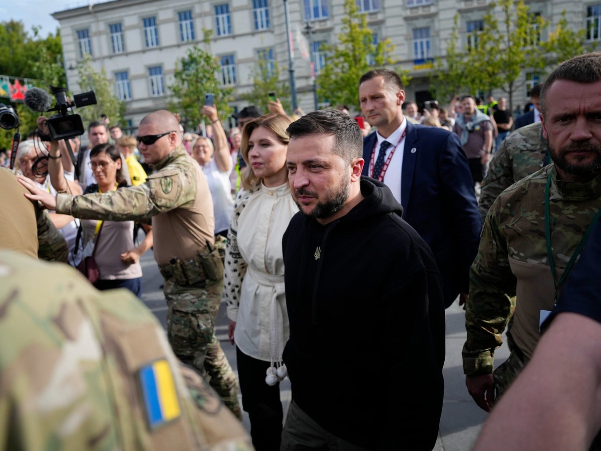 Nato refuses to offer Ukraine timeframe on joining – after Zelensky hits out at ‘absurd’ delays