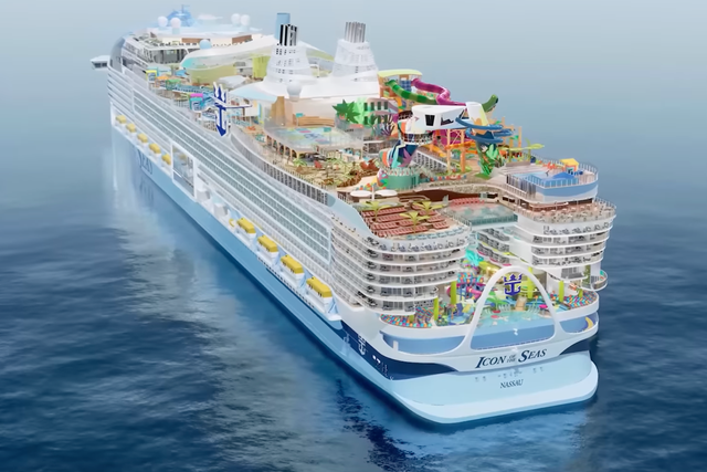 <p>Royal Caribbean International  new cruise ship Icon of the Seas</p>