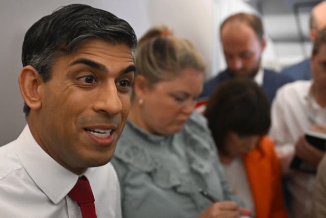 Prime Minister Rishi Sunak said mid-term by-elections for incumbent governments were ‘always difficult’ (Paul Ellis/PA)