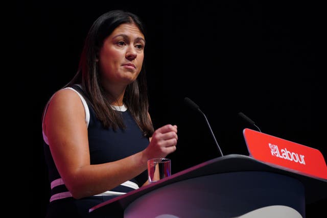 Shadow housing secretary Lisa Nandy said ‘people are being hit hard by a Tory mortgage bombshell’ (Peter Byrne/PA)