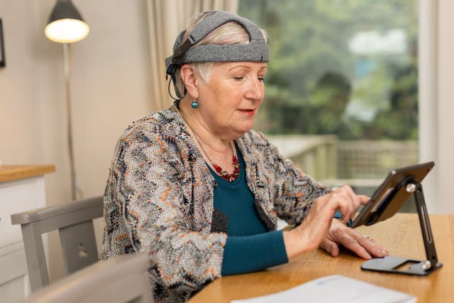 A Cumulus Neuroscience headset being trialled as part of Fastball-EEG project (Cumulus Neuroscience/PA)