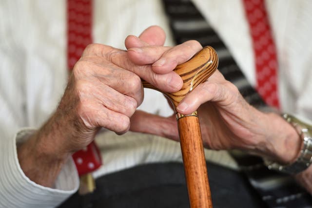 Vacancies have dropped slightly in the adult social care sector, according to a new report (Joe Giddens/PA)