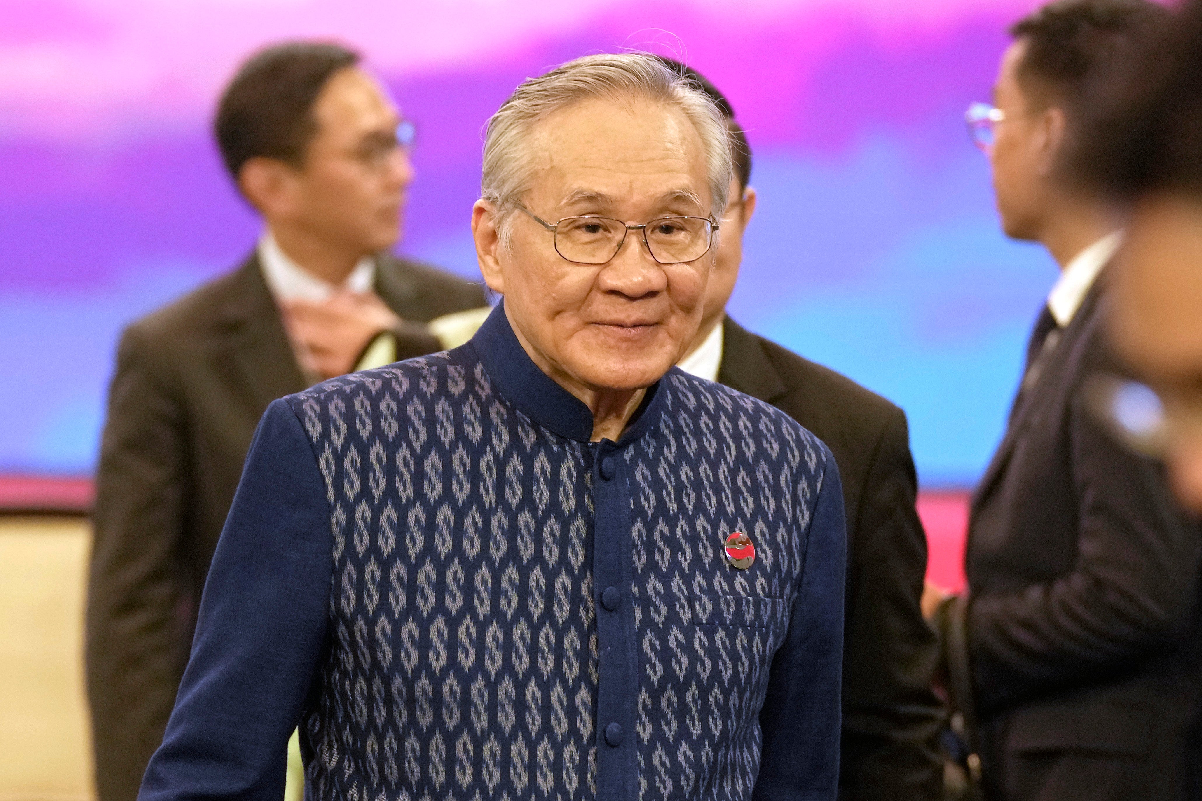 Thailand’s foreign minister Don Pramudwinai at the Asean foreign ministers’ meeting in Jakarta, Indonesia