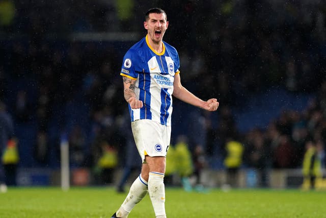 Brighton captain Lewis Dunk has signed a new contract (Gareth Fuller/PA)