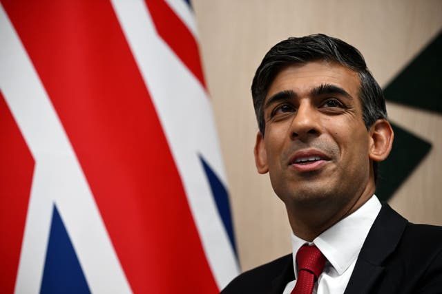 Prime Minister Rishi Sunak faces difficult decisions on public sector pay (Paul Ellis/PA)