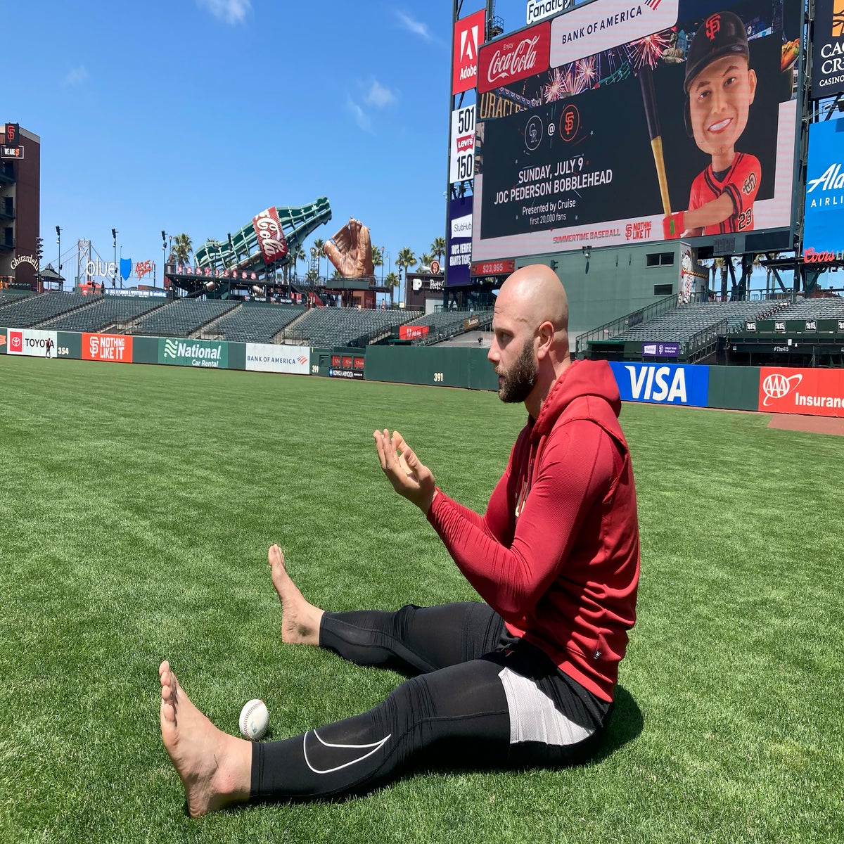 How barefoot walks, mindfulness made Giants' Joc Pederson an All-Star again
