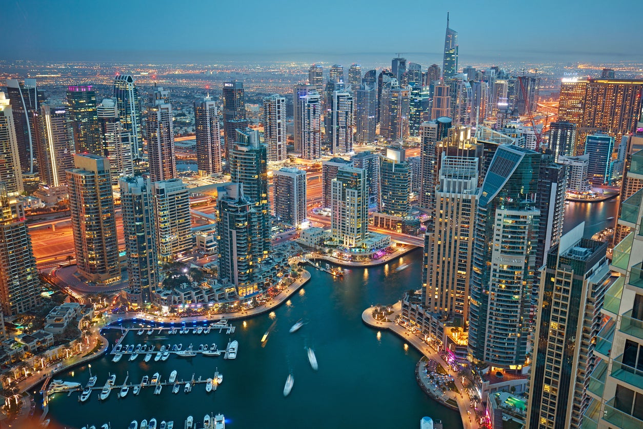 Dubai Marina is one of the city’s main entertainment districts