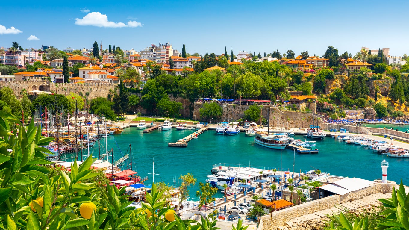 A view over part of Antalya’s Old Town