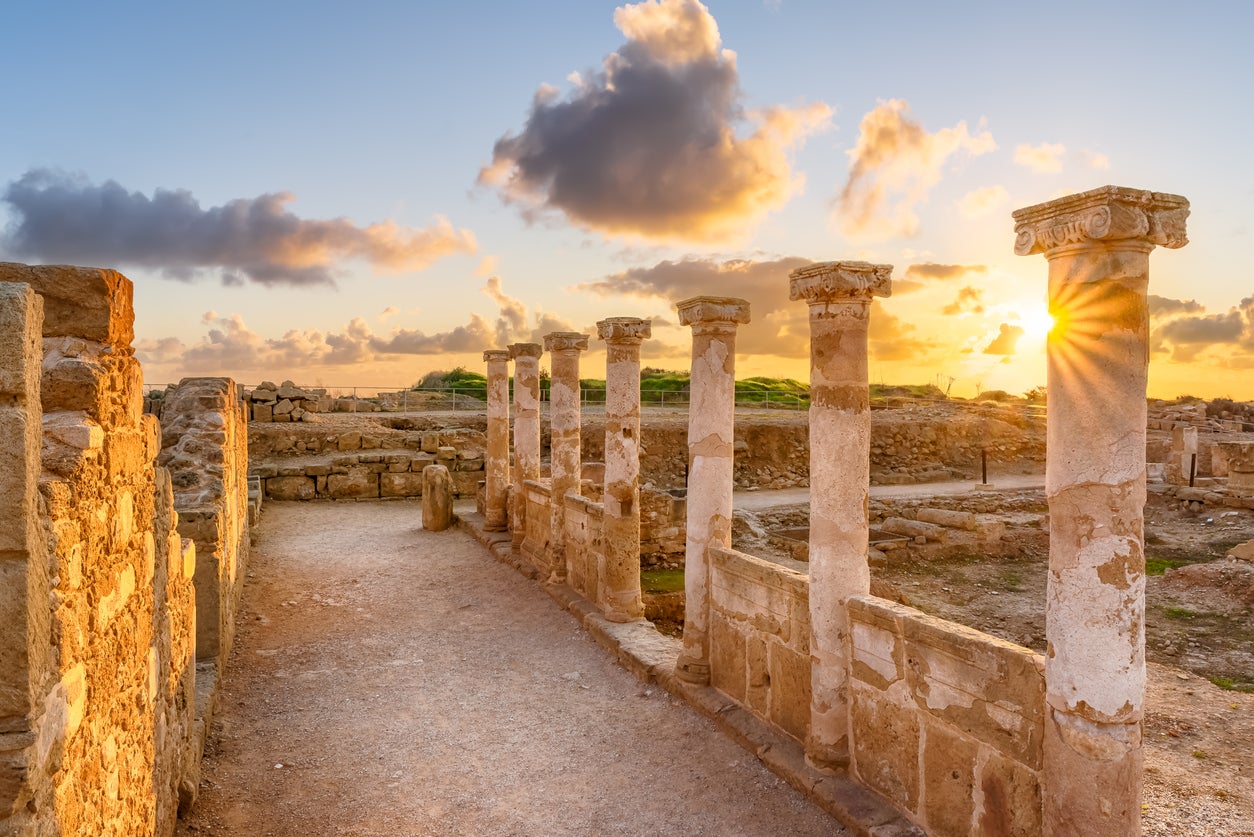 Paphos is home to several ancient Roman ruins