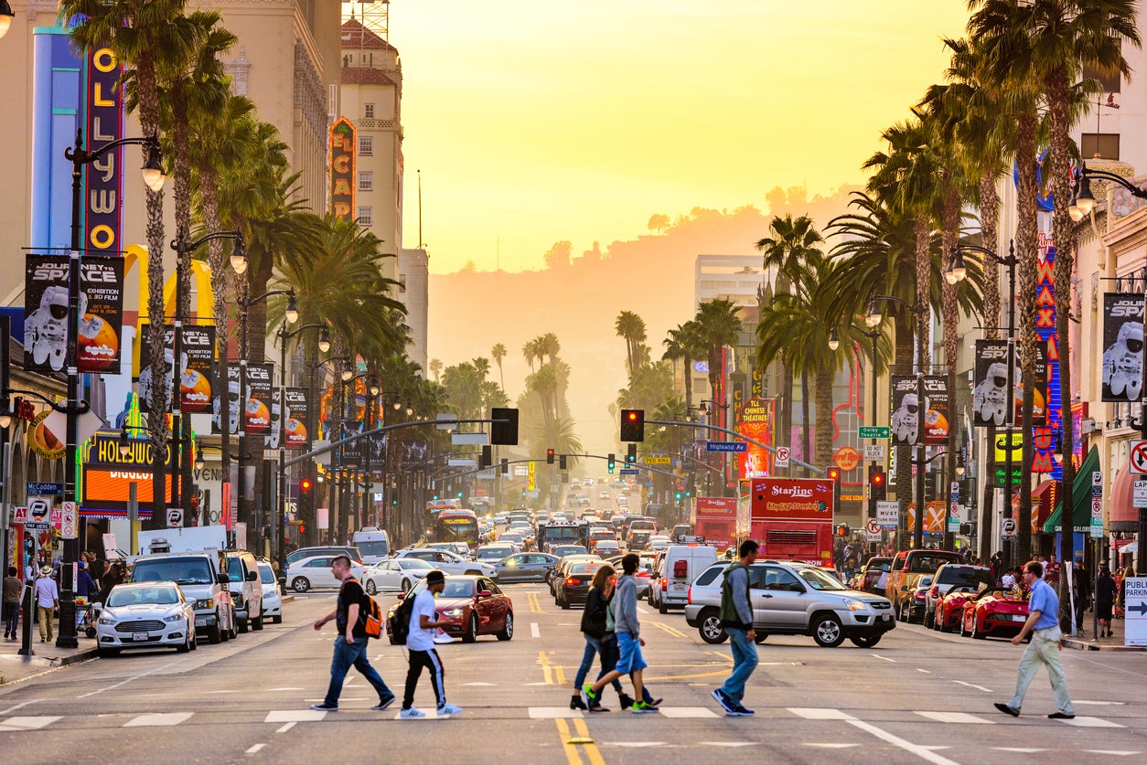 Hollywood Boulevard is one of LA’s most famous streets