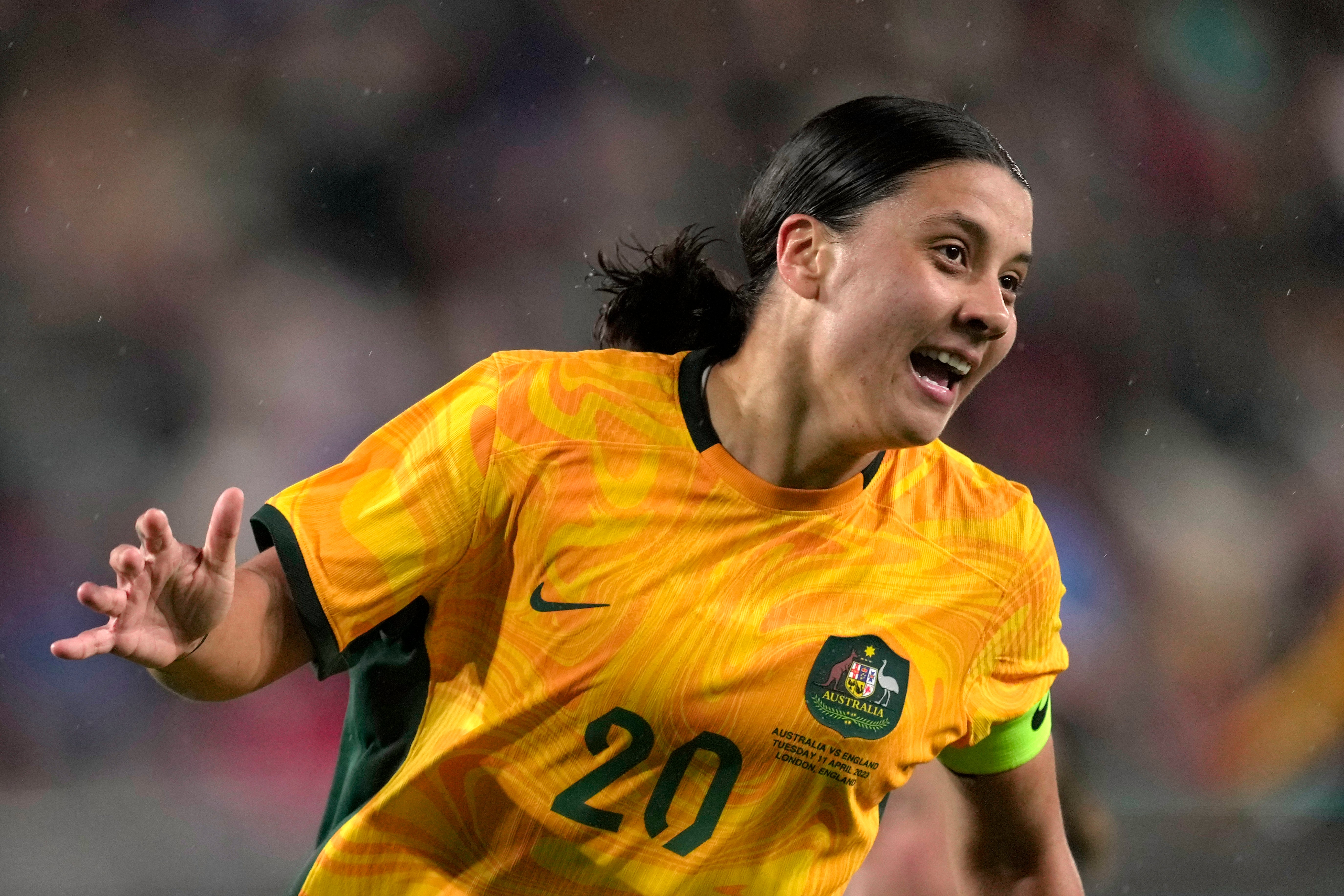 Sam Kerr is aiming to shine at a home World Cup