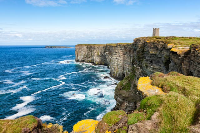 <p>A rugged coastline whipped by ocean winds are synonymous with Orkney </p>