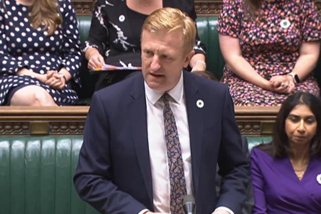 Deputy Prime Minister Oliver Dowden during Prime Minister’s Questions in the House of Commons (House of Commons/UK Parliament/PA)