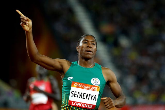 Caster Semenya has twice won 800m Olympic gold (Martin Rickett/PA)