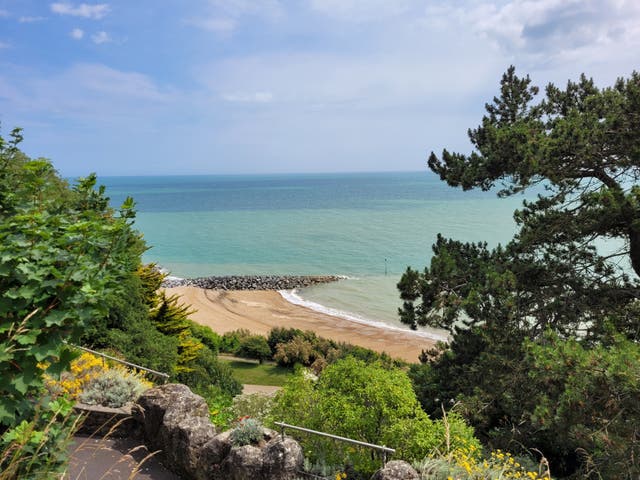 <p>We’re all staying on a lovely holiday: Mermaid Beach in Folkestone</p>
