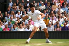 Wimbledon 2023 LIVE: Carlos Alcaraz battles Holger Rune as Ons Jabeur gets revenge on Elena Rybakina