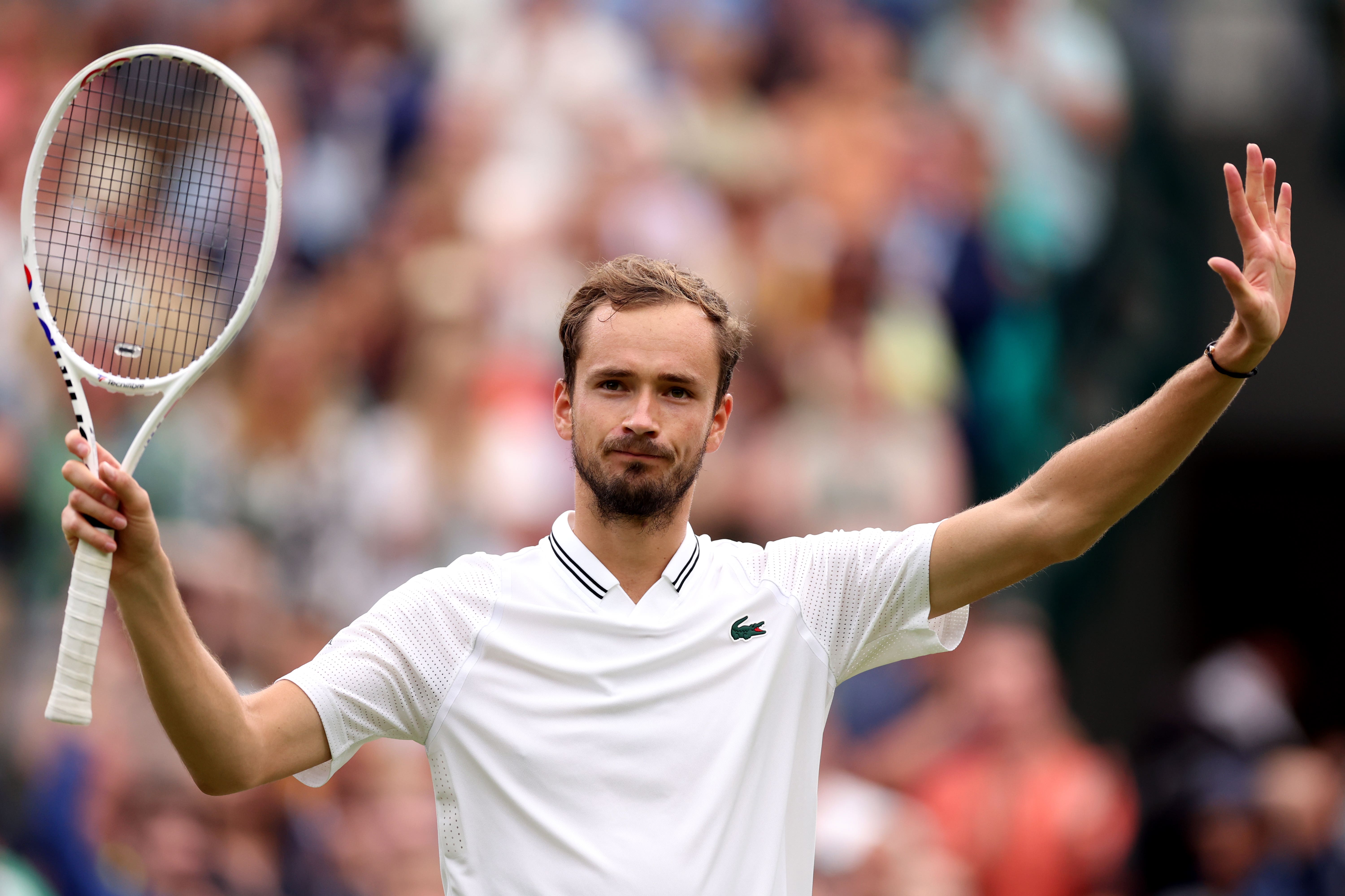 Daniil Medvedev stops Chris Eubanks run to reach first Wimbledon semifinal