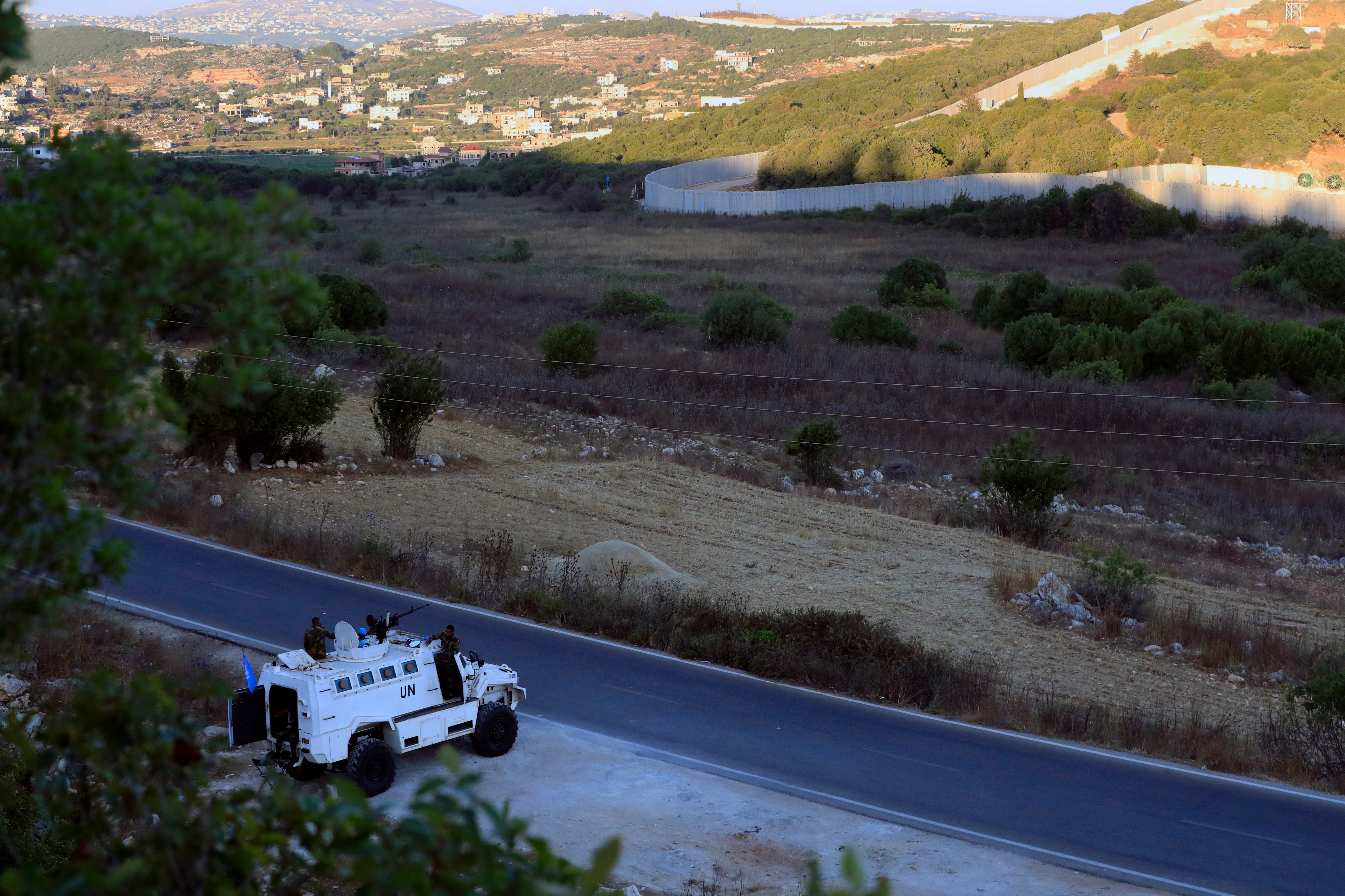 Explosion Along Lebanon Israel Border Wounds 3 Members Of Militant   Lebanon Israel 35055 