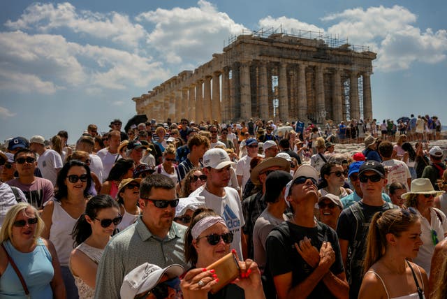 Europe Packed Tourist Hotspots