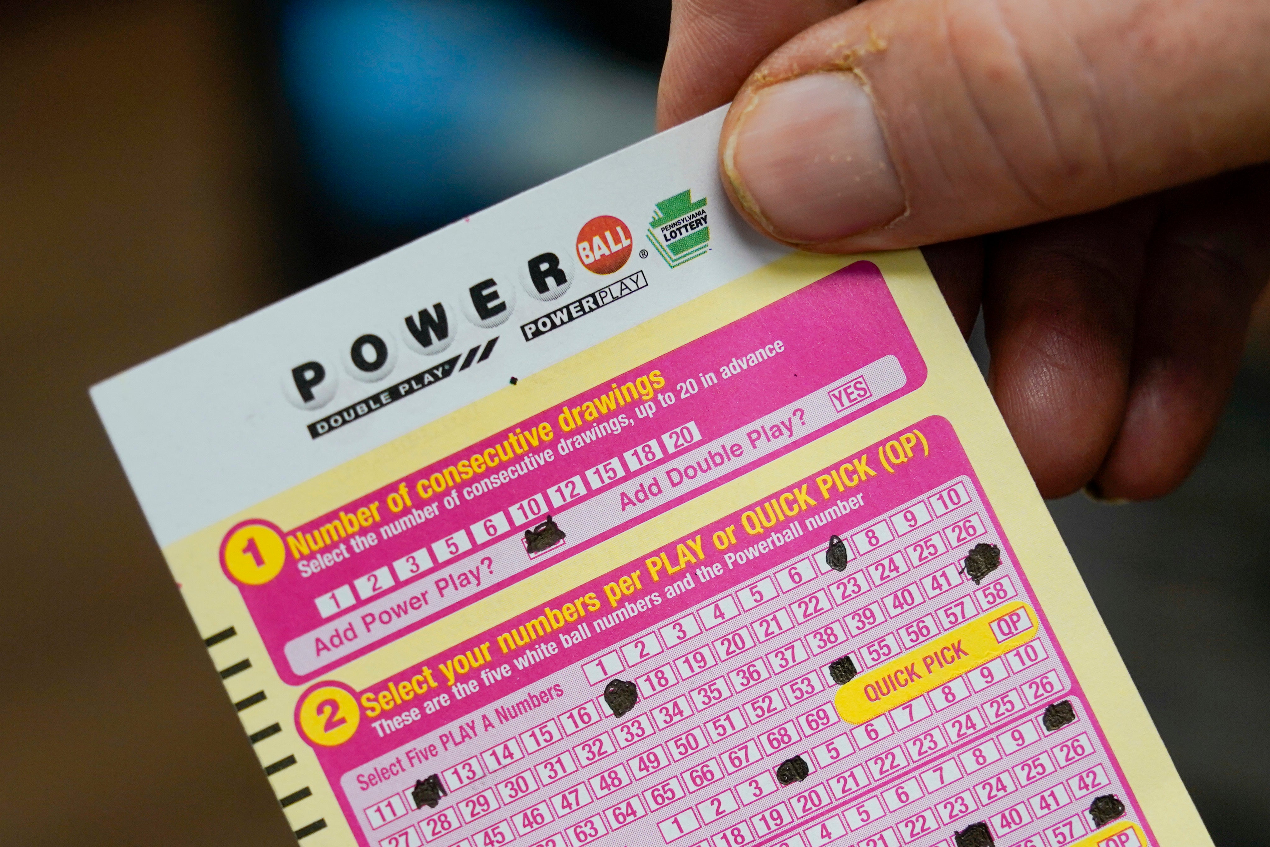 Wednesday powerball on sale lotto numbers