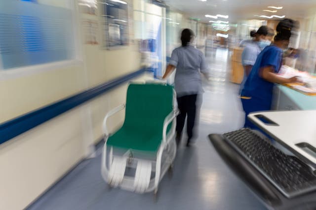 The number of people waiting to start routine hospital treatment has risen to a new record high (Jeff Moore/PA)