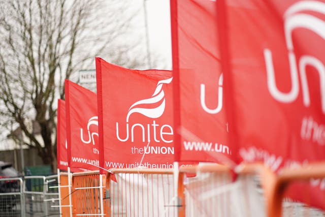 Unions have hailed a ‘significant’ victory after challenging law changes they said let agencies supply employers with workers to fill in for striking staff (Jordan Pettitt/PA)